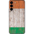 Ireland Flag Dark Wood Galaxy S22 Skin
